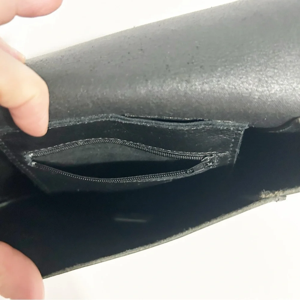 Unbranded black faux